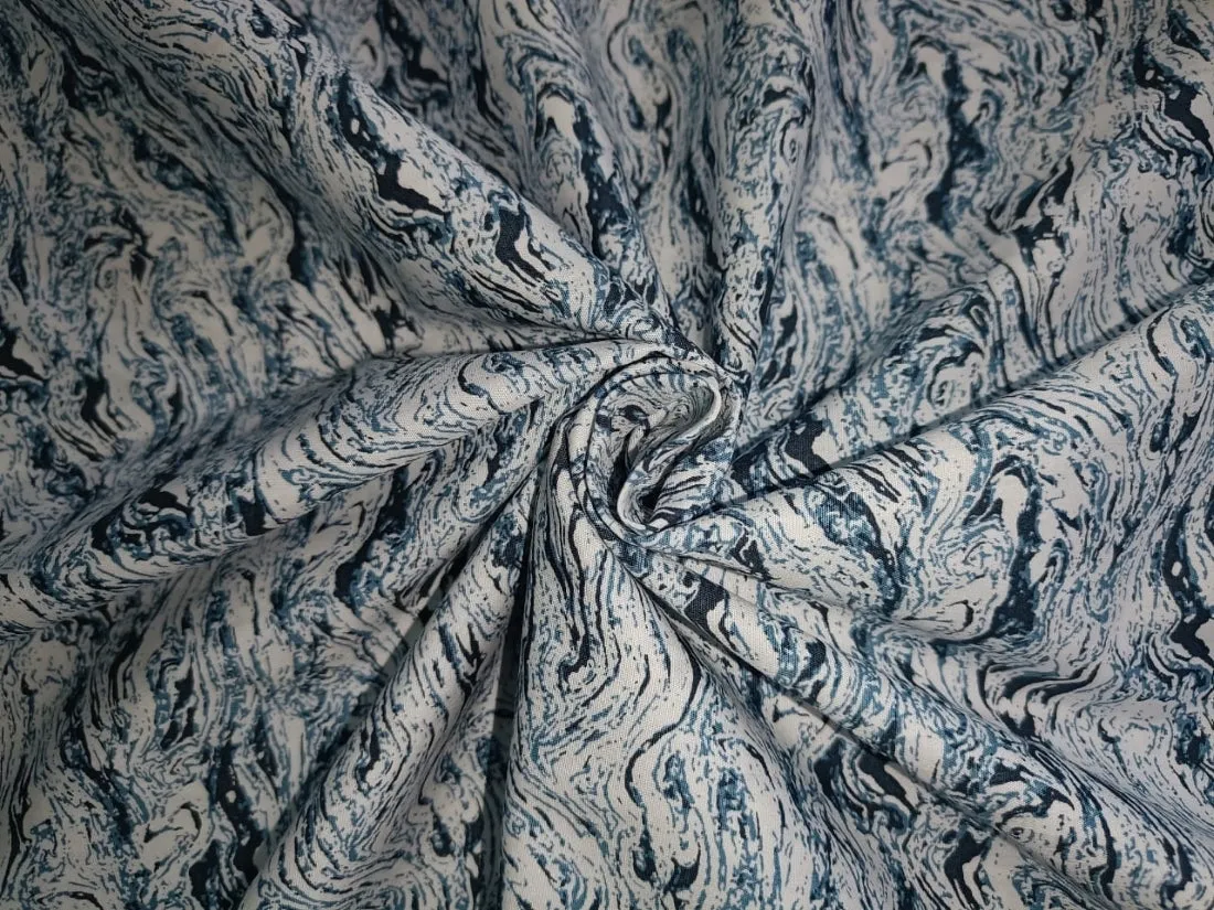 100% Cotton Poplin Fabric Marble Print 58" wide [12317]