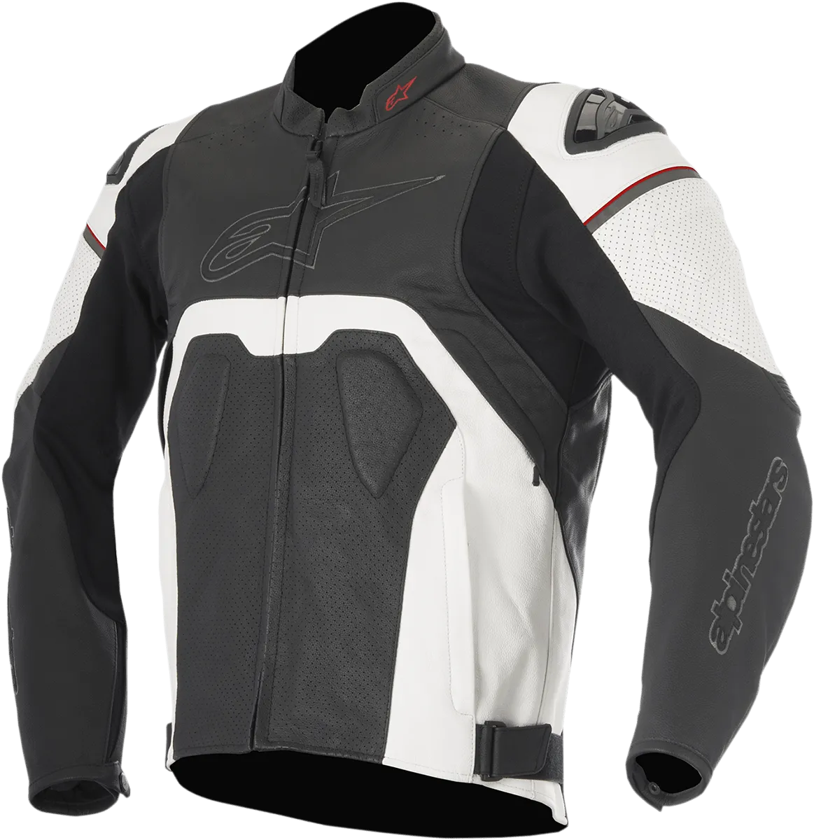 ALPINESTARS Core Airflow Leather Jacket - Black/White - US 46 / EU 56 3101416-12-56