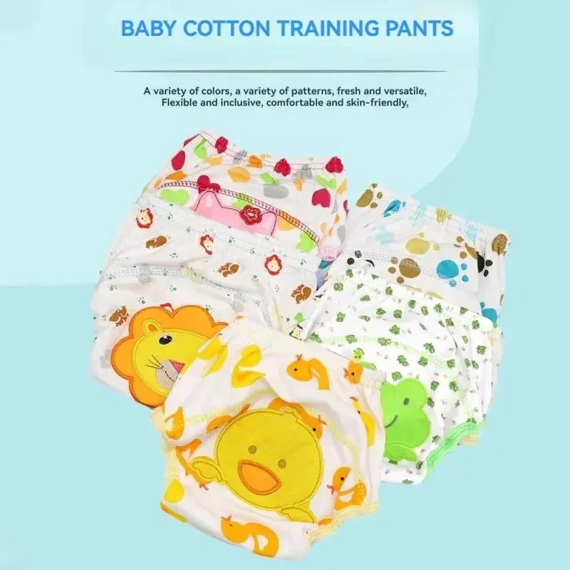 Baby Cotton Learning Pants, Newborn Diaper Pocket Cloth Waterproof