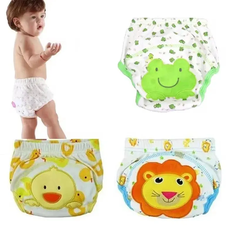 Baby Cotton Learning Pants, Newborn Diaper Pocket Cloth Waterproof