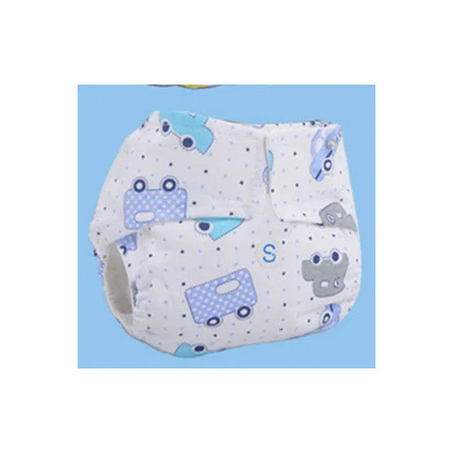 Baby Nappy changing Newborn baby waterproof breathable Ultra thin Napy Baby No Side Leakage Adjustable Soft Cotton Diapers