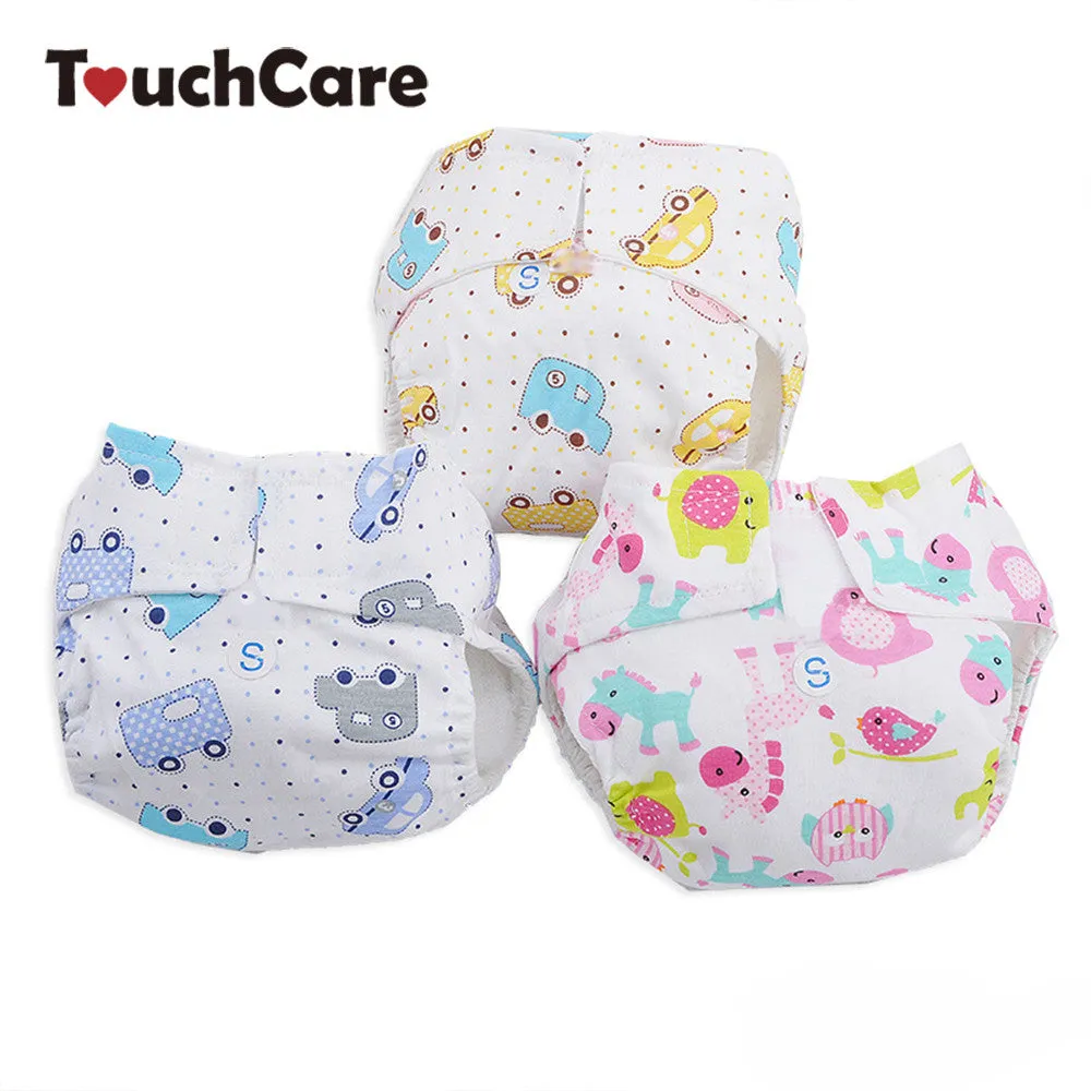 Baby Nappy changing Newborn baby waterproof breathable Ultra thin Napy Baby No Side Leakage Adjustable Soft Cotton Diapers