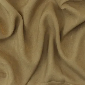 Brown Rayon Challis Solid Woven Fabric