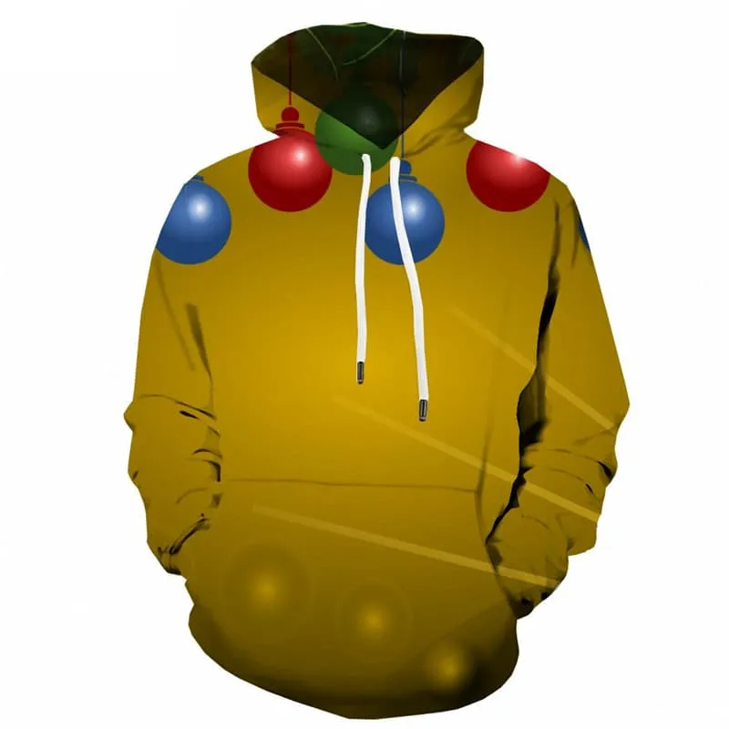 Christmas Hoodie Men Party 3d Printed New Year Hoody Anime Colorful Sweatshirt Printed