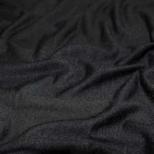 Classic Black/Shimmer Tissue Jersey Knit Fabric