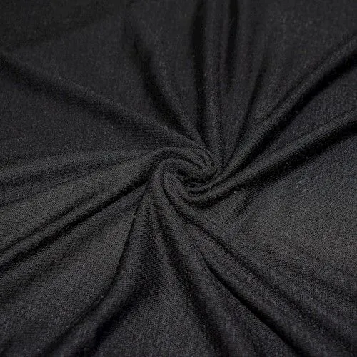 Classic Black/Shimmer Tissue Jersey Knit Fabric