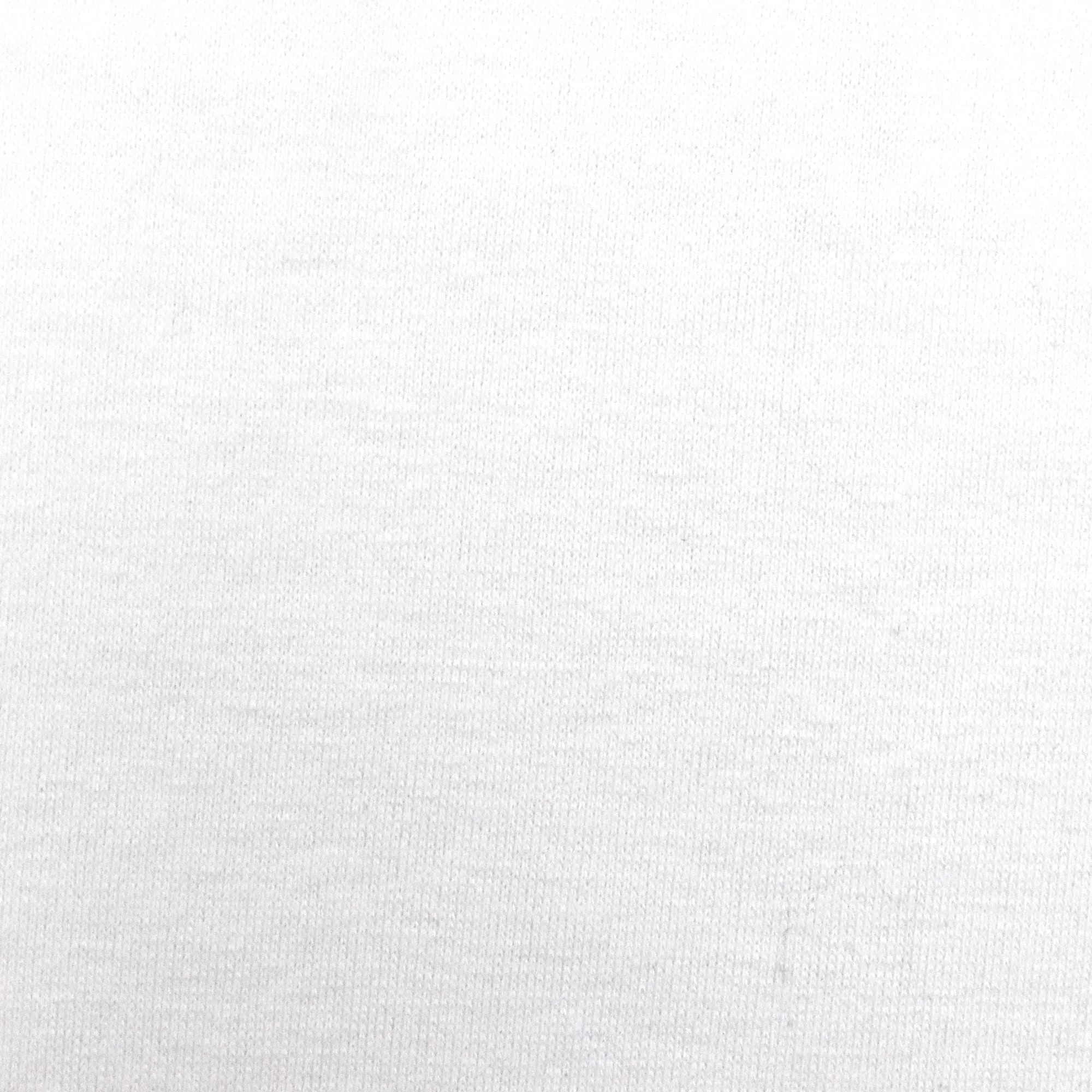 Classic White Famous Maker Rayon Jersey Knit Stretch Activewear Fabric