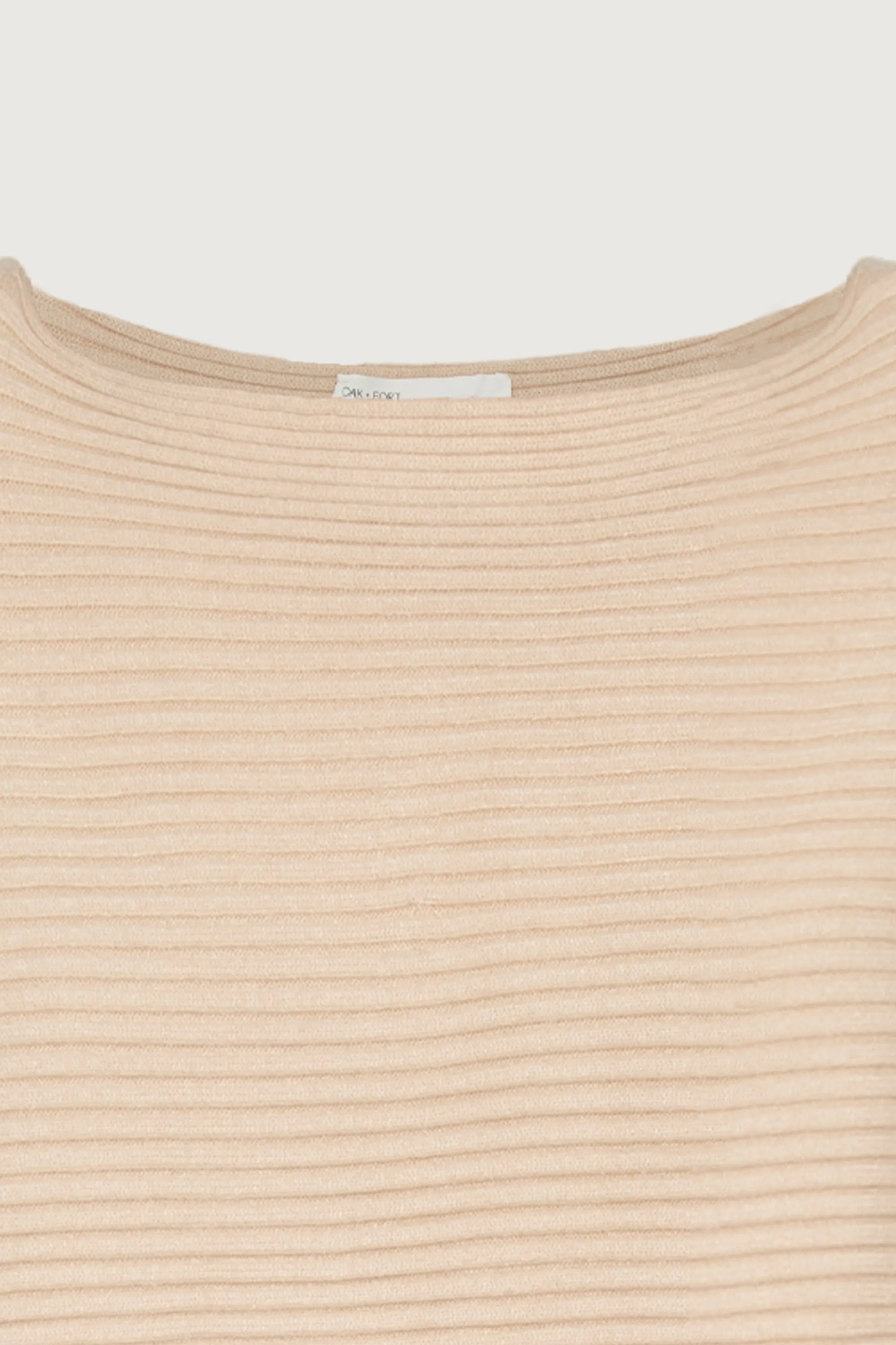 CROPPED RIBBED SWEATER