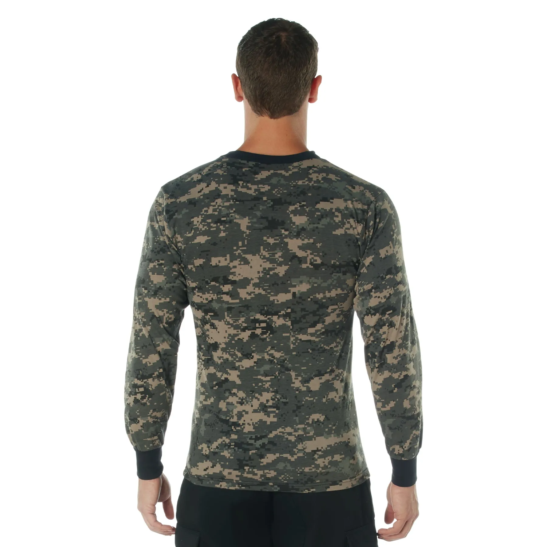 Digital Camo Poly/Cotton Long Sleeve Shirts