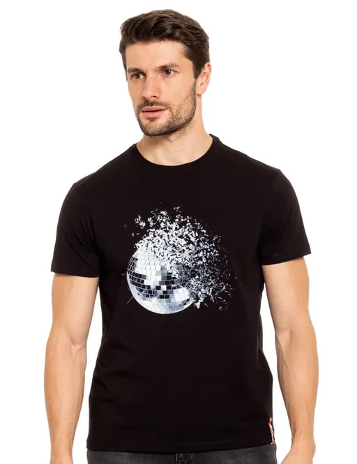 Disco Damage 8X Street T-Shirt, Black