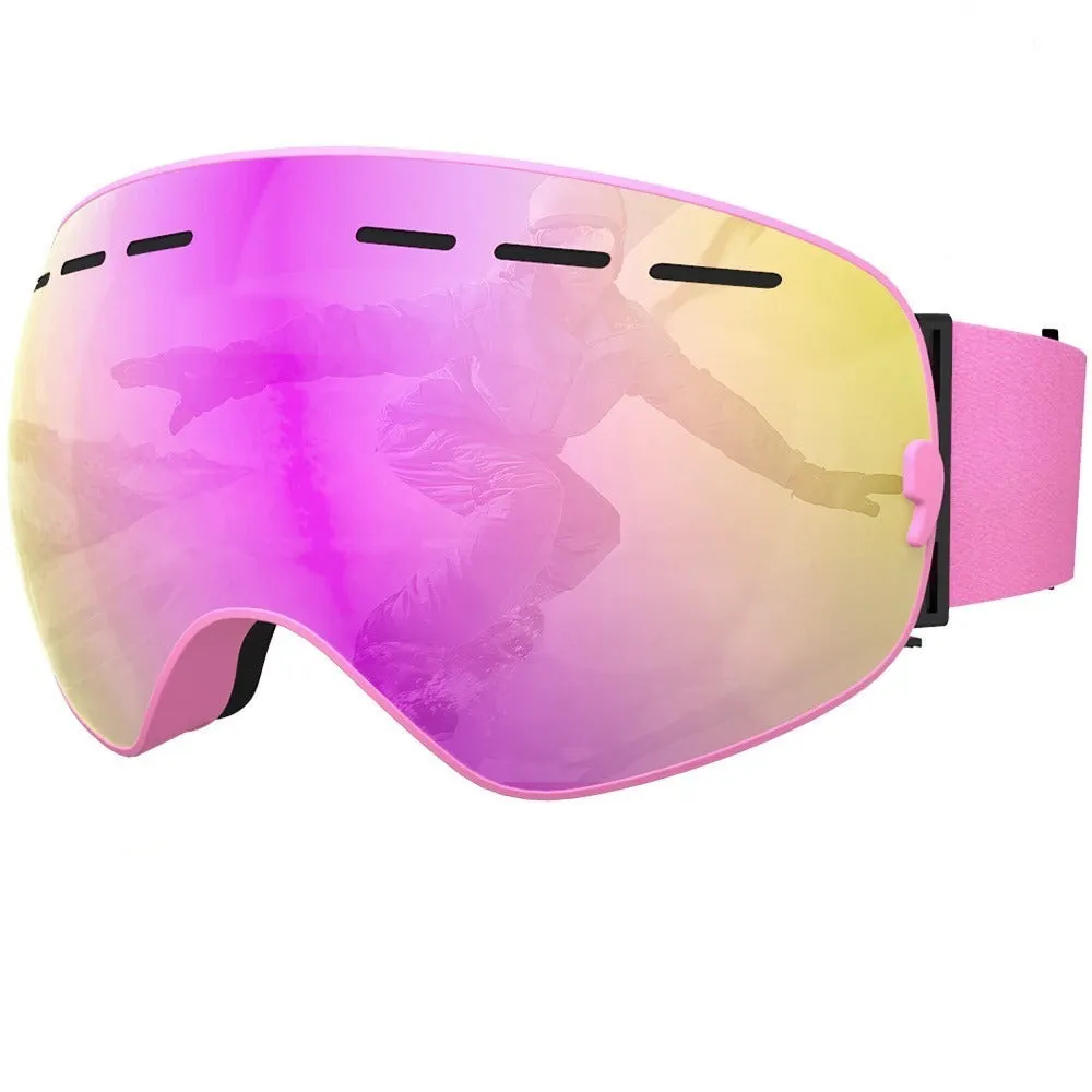 Double Layers Lens Anti-Fog Ski Snow Goggles Set