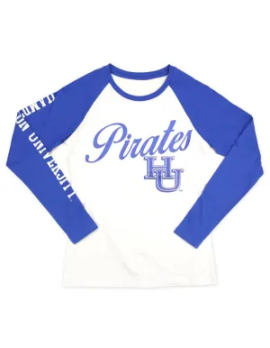 Hampton Glitter Print Long Sleeve Tee