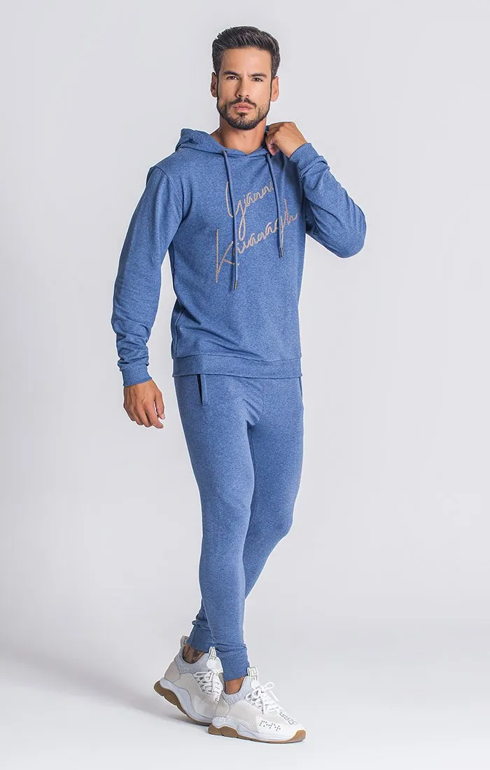 Heather Blue Diamond Hoodie