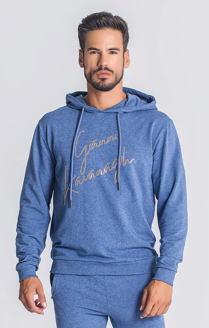 Heather Blue Diamond Hoodie