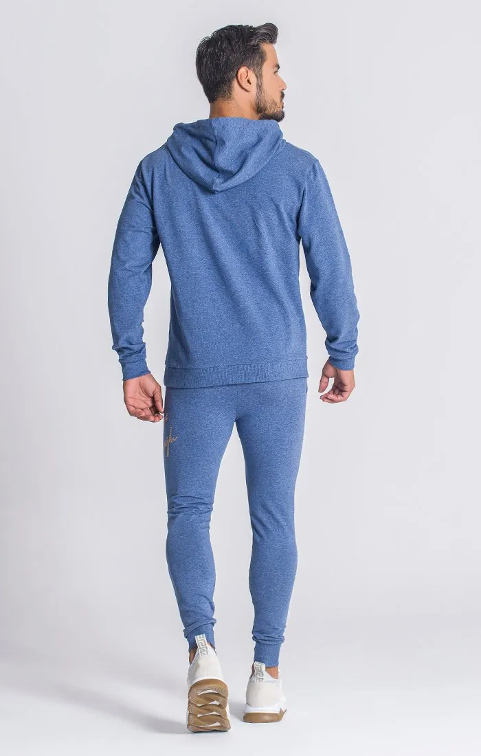 Heather Blue Diamond Hoodie