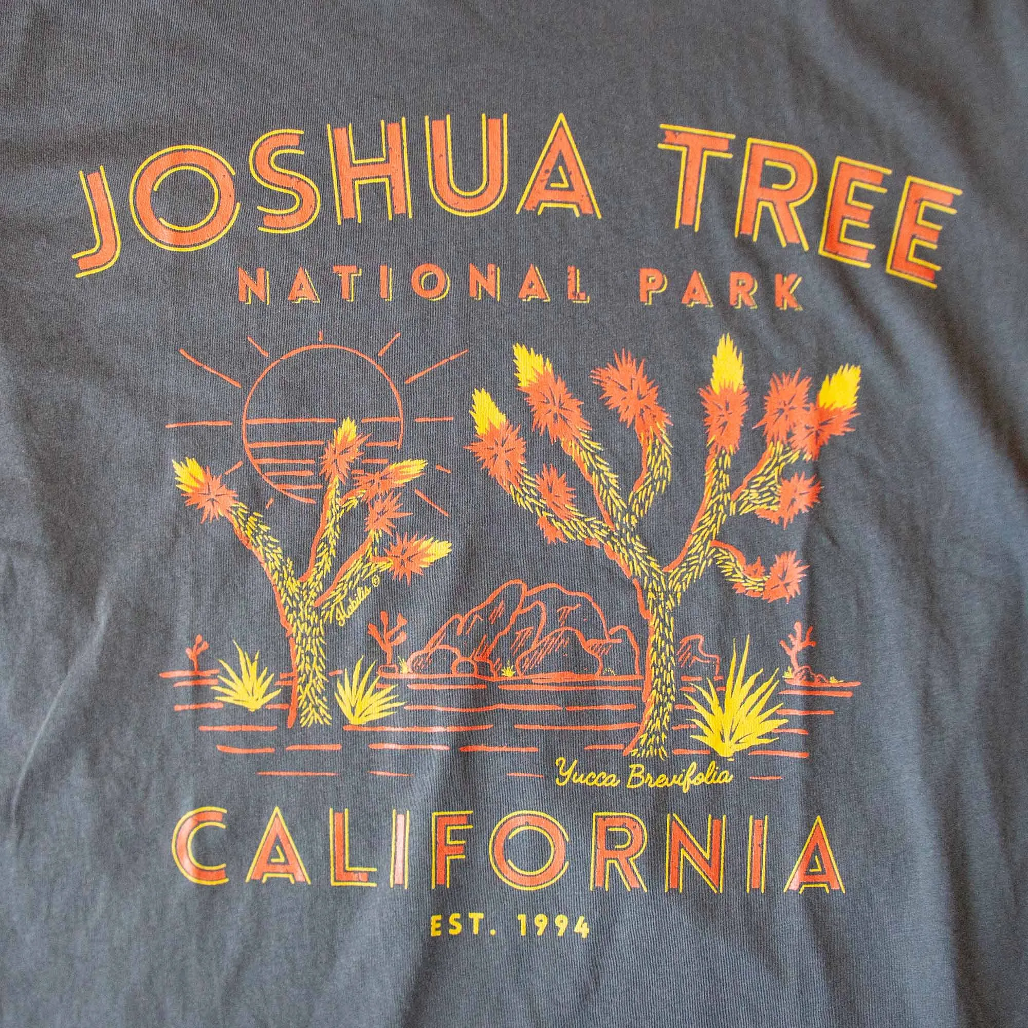 Joshua Tree T-Shirt - USA Made | 100% Cotton: S / Black