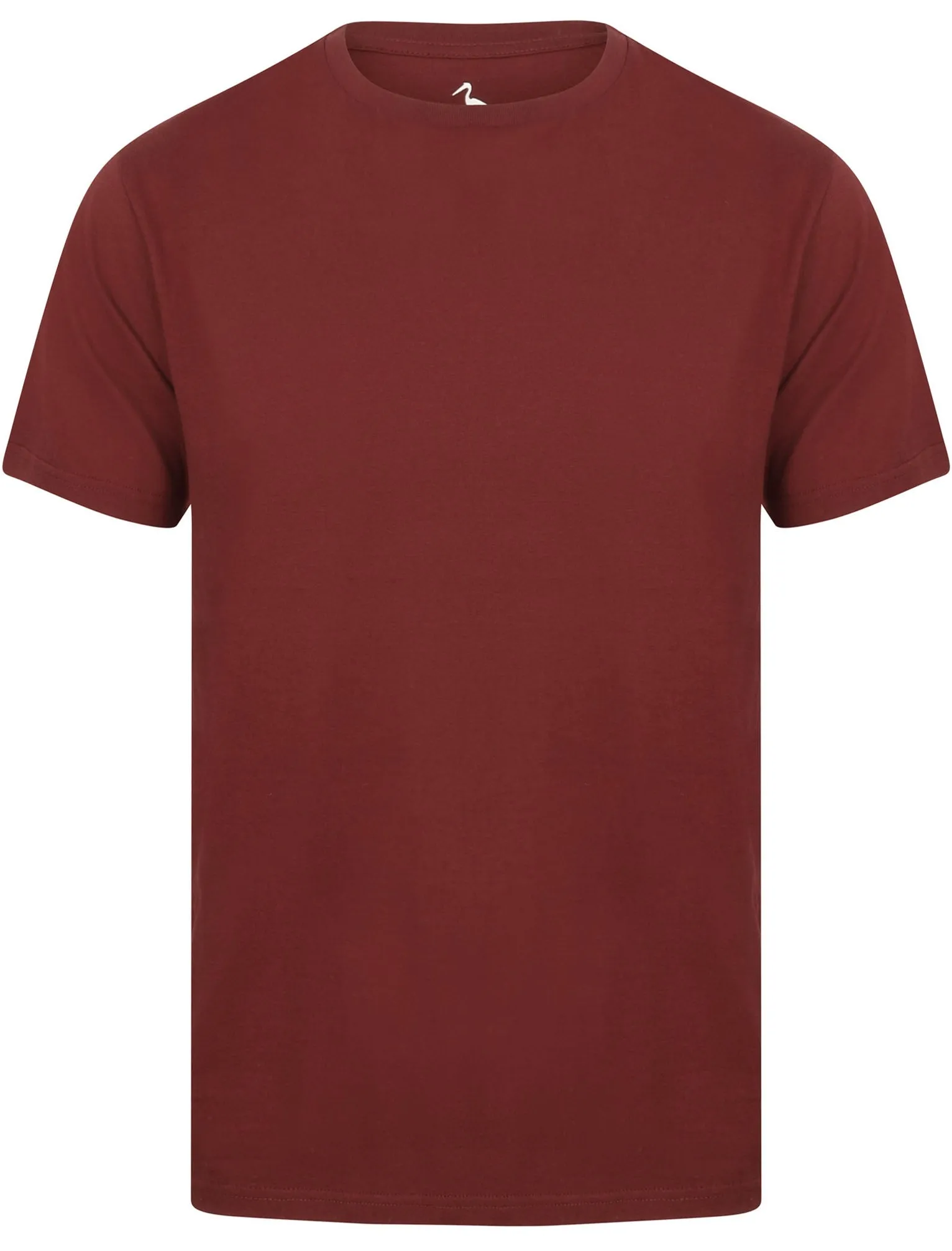 Kinsley Basic Cotton Crew Neck T-Shirt In Chocolate Truffle - South Shore