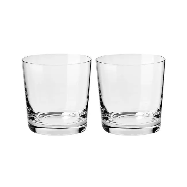 Krosno Duet Whisky Glass 390ML Set of 2 Gift Boxed KR0346