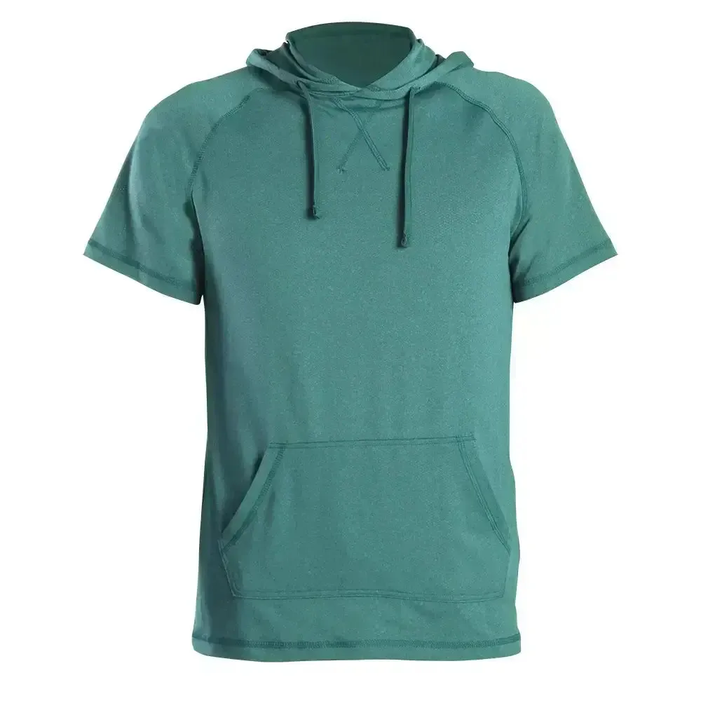 Men's Short Sleeve Pullover Hoodie