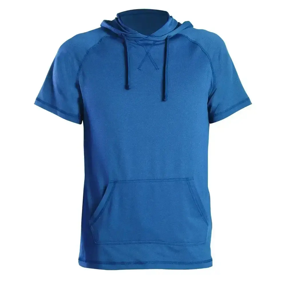 Men's Short Sleeve Pullover Hoodie