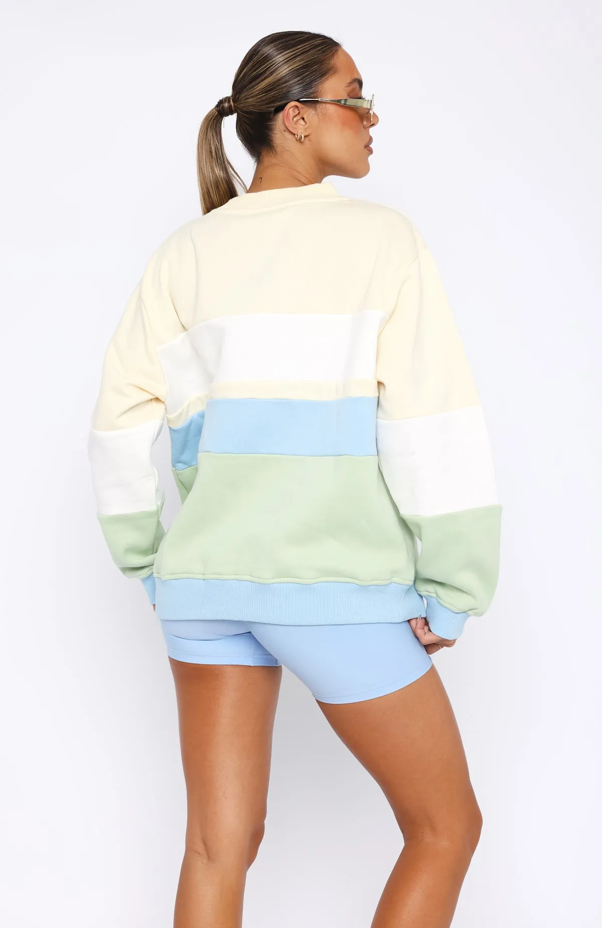 On The Grind Oversized Sweater Lemon Splice