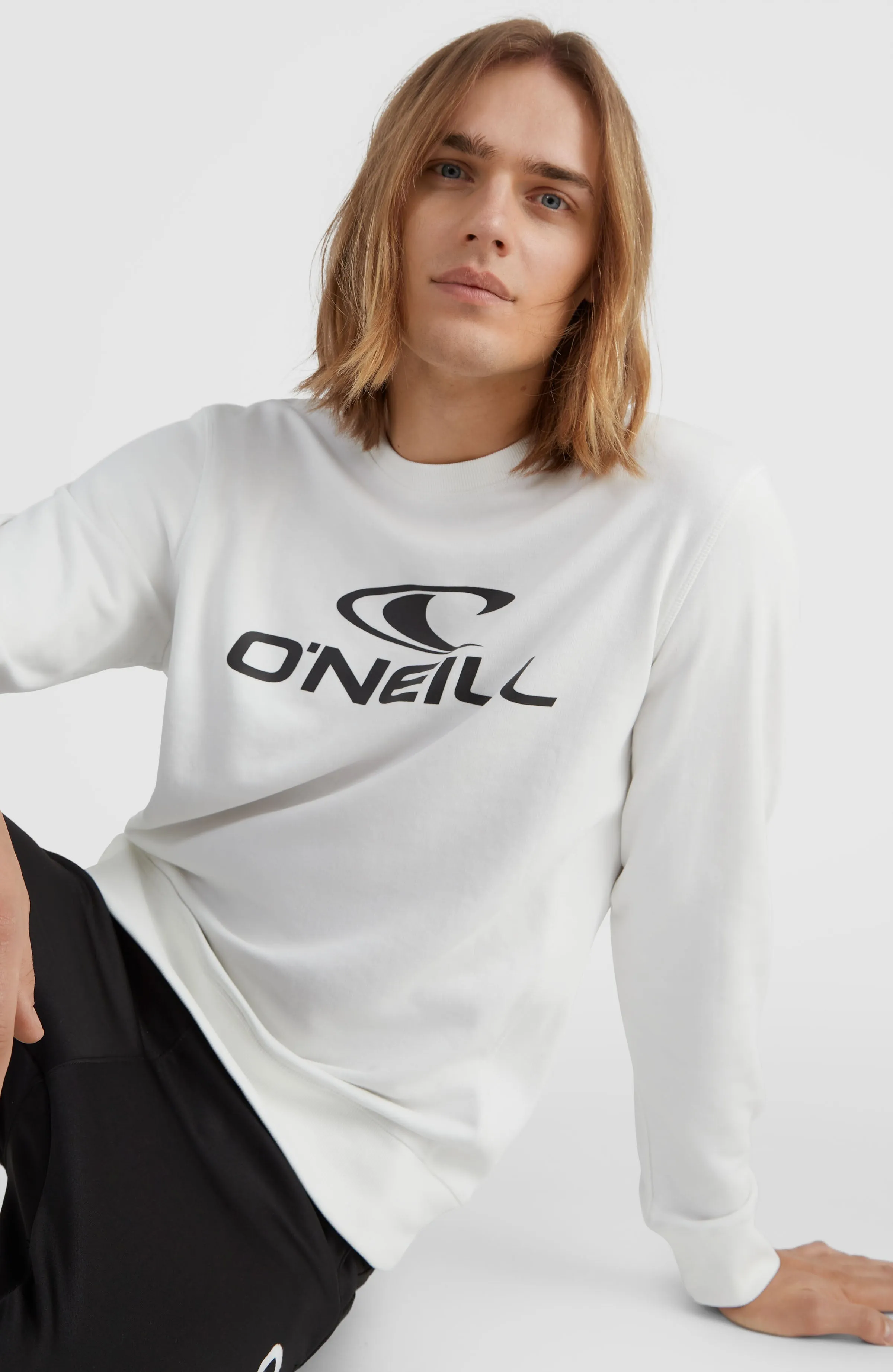 O'Neill Logo Crew Sweatshirt | Snow White