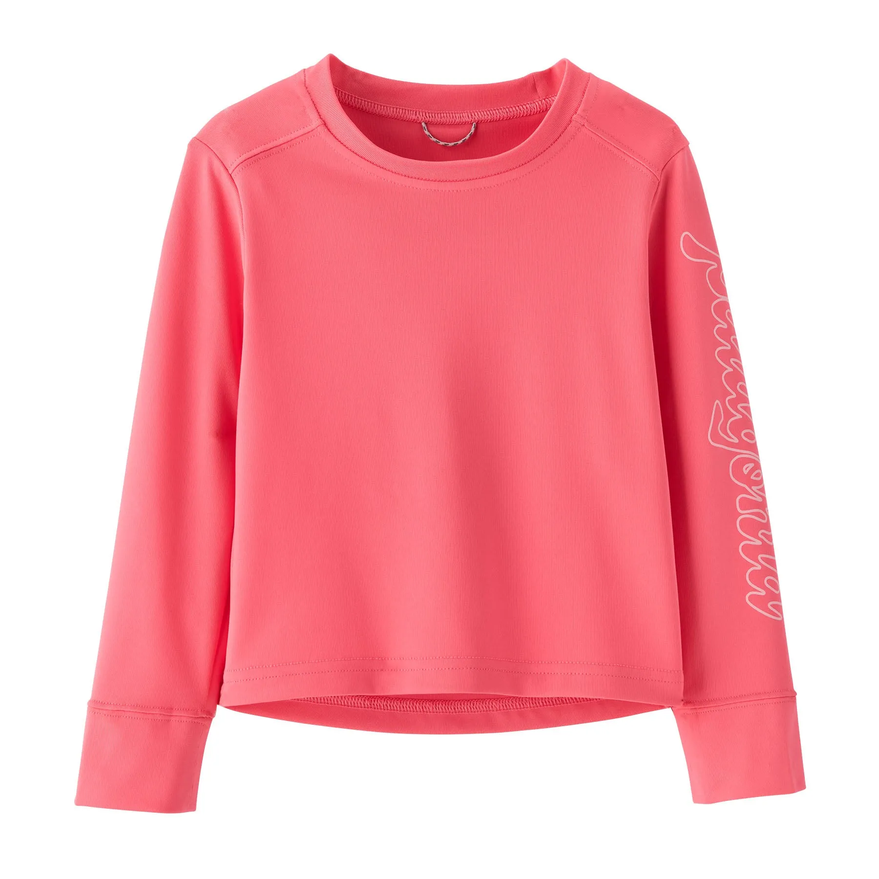 Patagonia - Baby Long-Sleeved Capilene Silkweight UPF T-Shirt-Fitz Script:Afternoon Pink