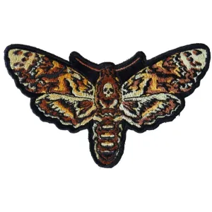 Small Psycho Moth Patch with Skull