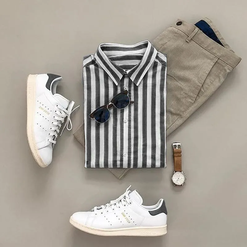 Striped Cotton Shirt 1