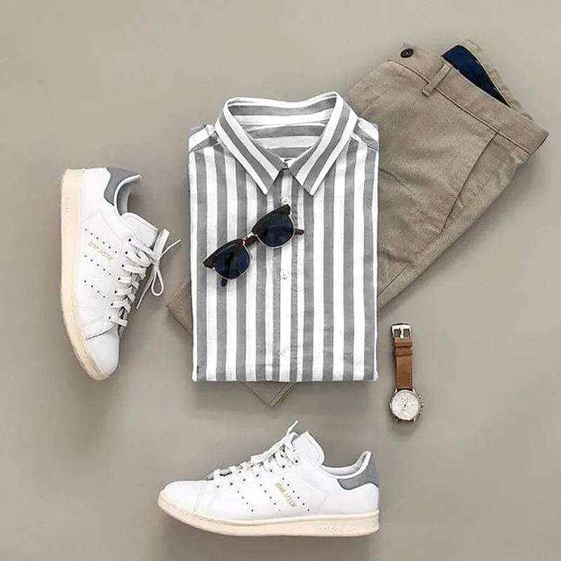 Striped Cotton Shirt 1