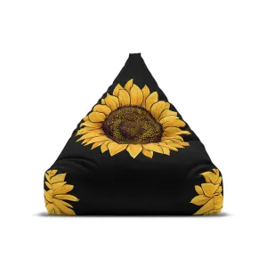 Sunflower Bean Bag Chair Cover - Cozy, Stylish Furniture for Sunflower Lovers