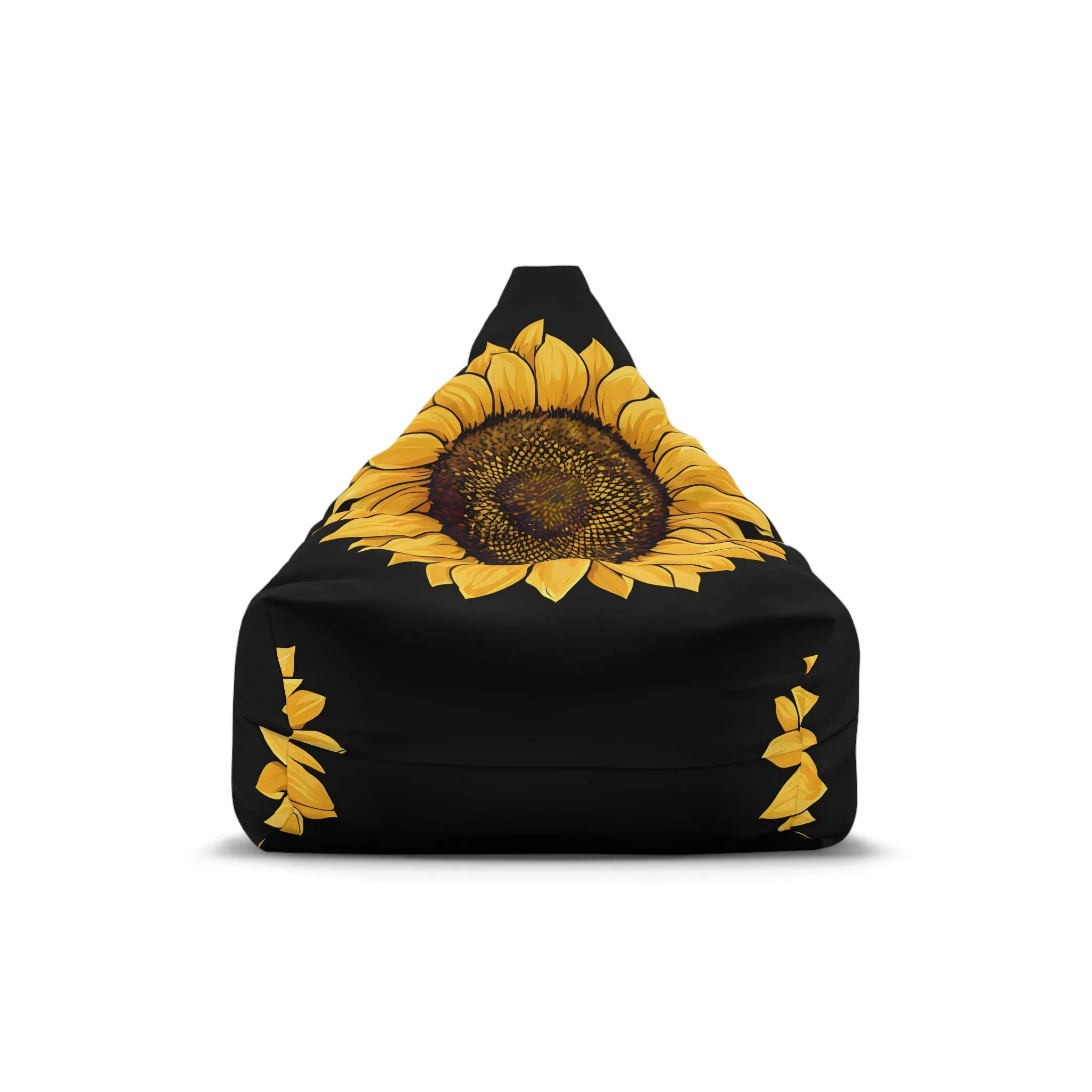 Sunflower Bean Bag Chair Cover - Cozy, Stylish Furniture for Sunflower Lovers