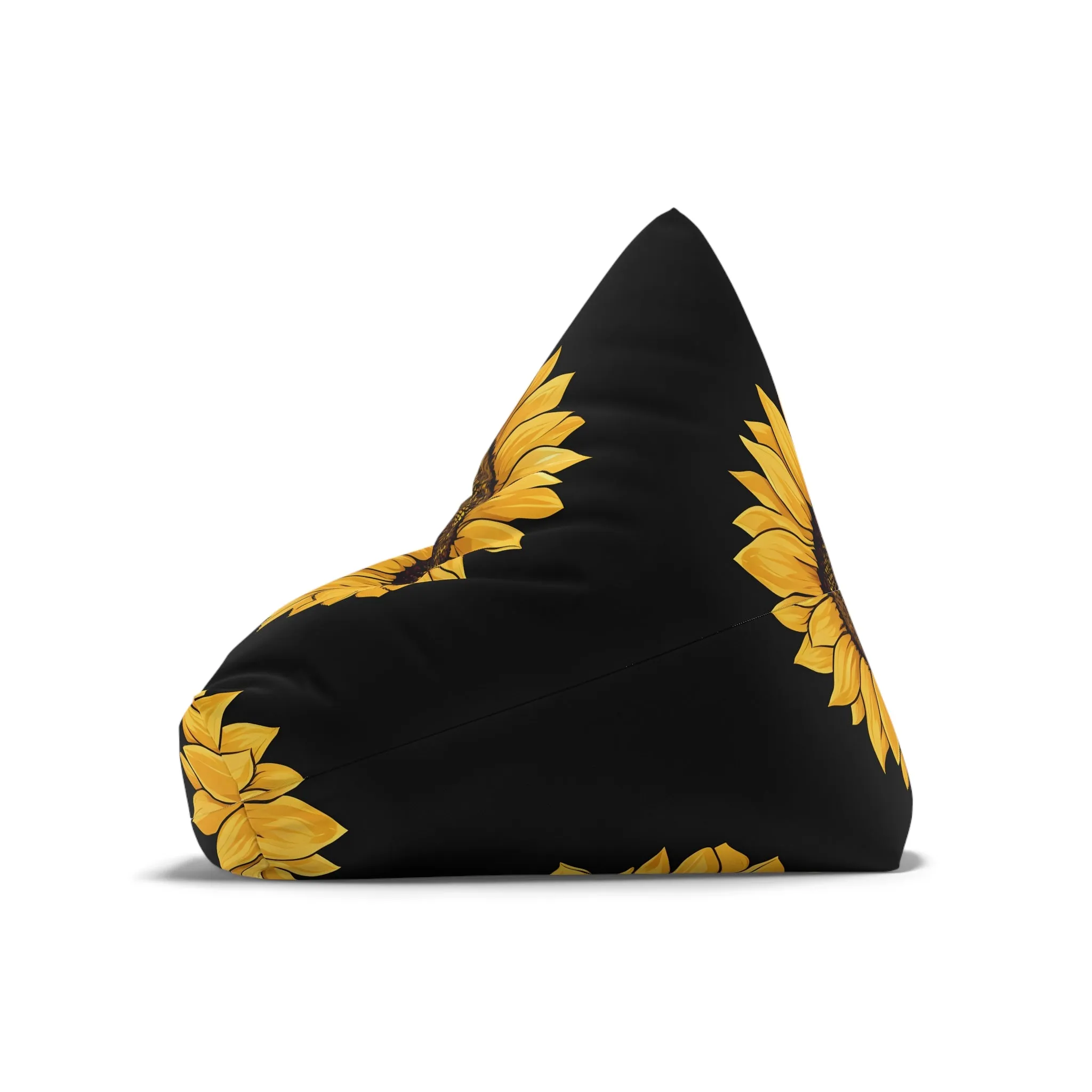 Sunflower Bean Bag Chair Cover - Cozy, Stylish Furniture for Sunflower Lovers