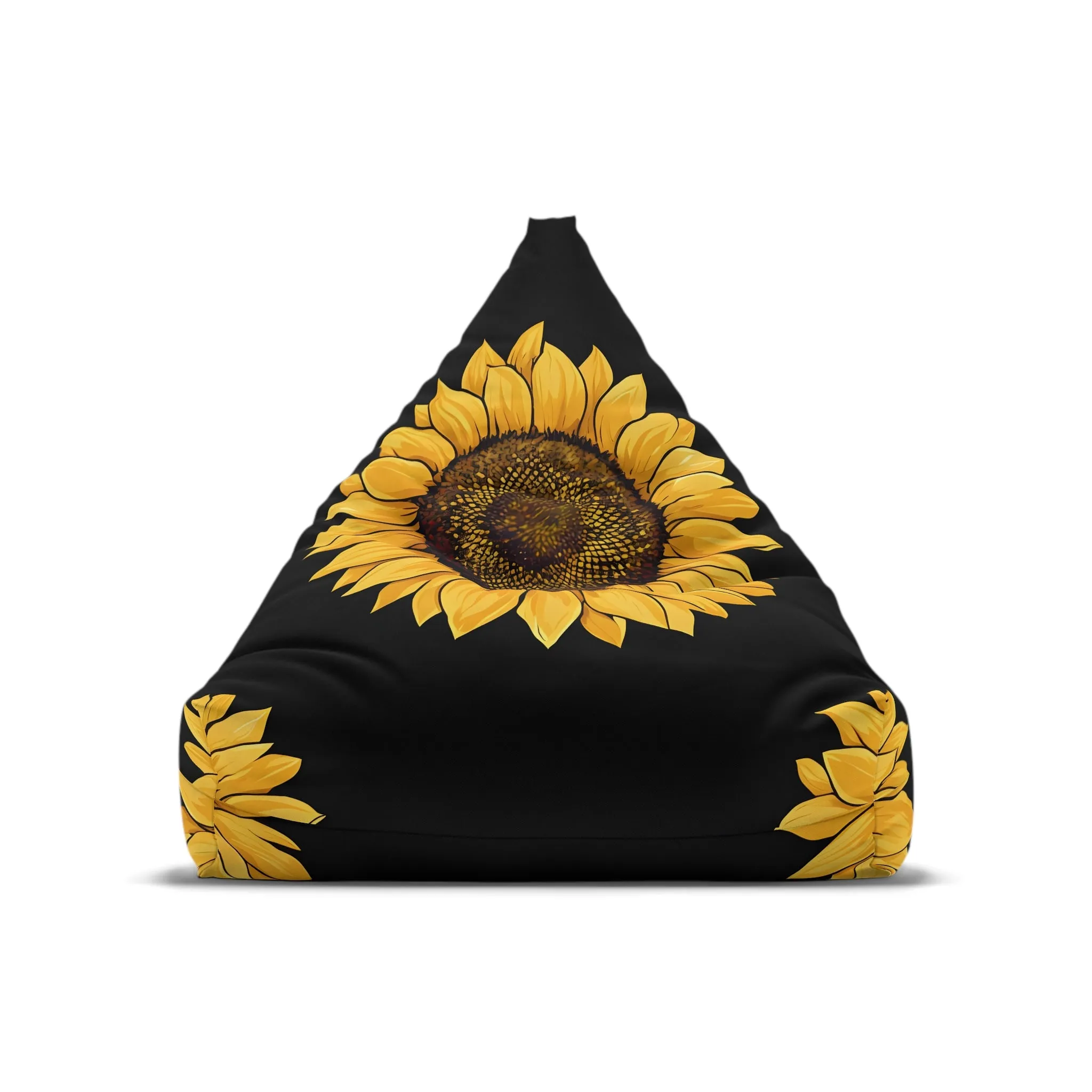 Sunflower Bean Bag Chair Cover - Cozy, Stylish Furniture for Sunflower Lovers