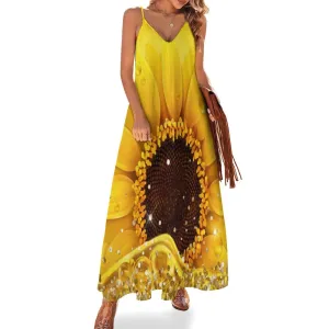 Sunflower Spaghetti Strap Ankle-Length Dress Long dress