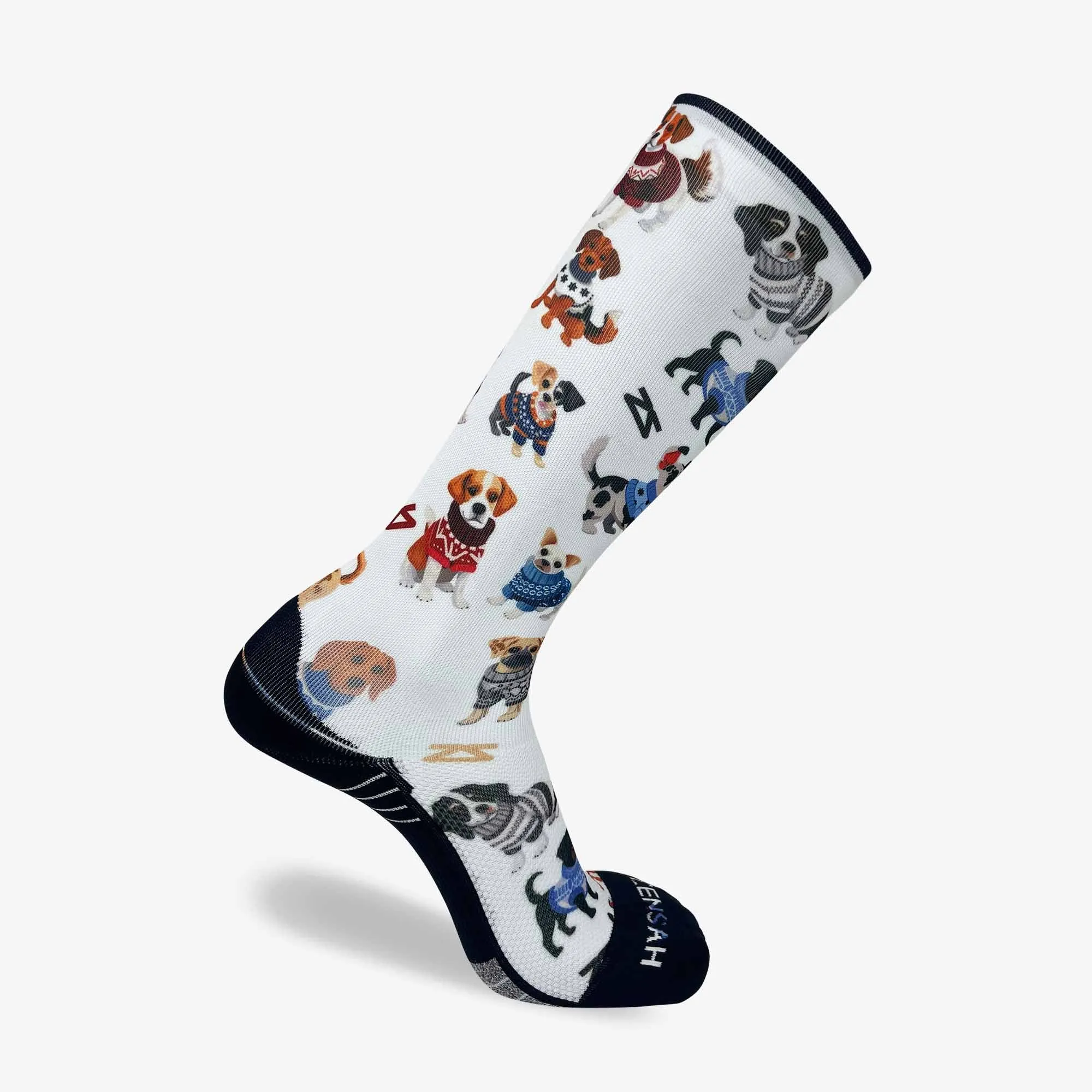 Sweater Dogs Compression Socks (Knee-High)