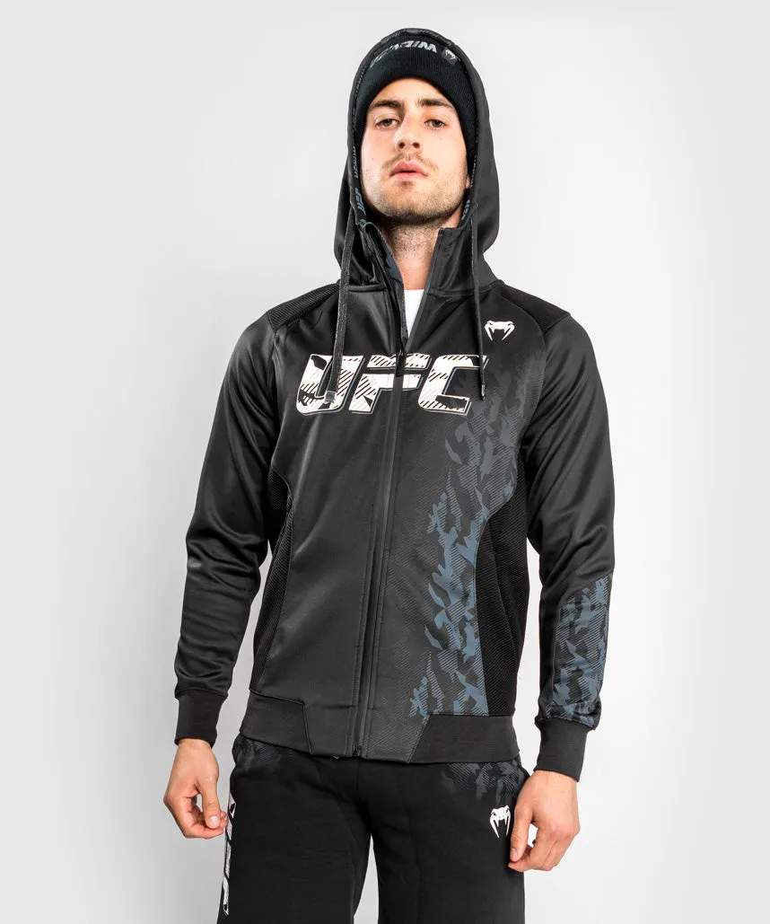 UFC Venum Authentic Fight Week Men's Zip Hoodie - Black