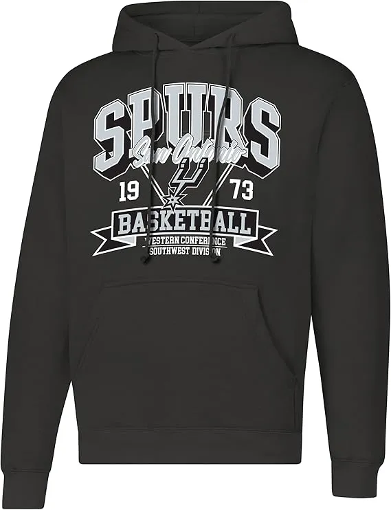 Ultra Game NBA Official Men’s Standard Super Soft Ace Hoodie Sweatshirt, San Antonio Spurs, Team Color|San Antonio Spurs