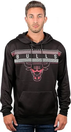 Ultra Game NBA Official Men’s Super Soft Midtown Hoodie Pullover Sweatshirt - Unisex, Chicago Bulls|Chicago Bulls