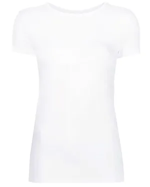 White Soft Touch Short Sleeve Crew Neck Tee